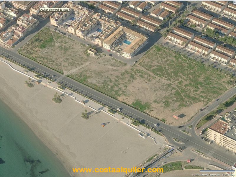www.costaalquiler.com - vista aerea del apartamento desde la playa